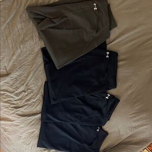 Under Armour dark green and black 7/8 leggings